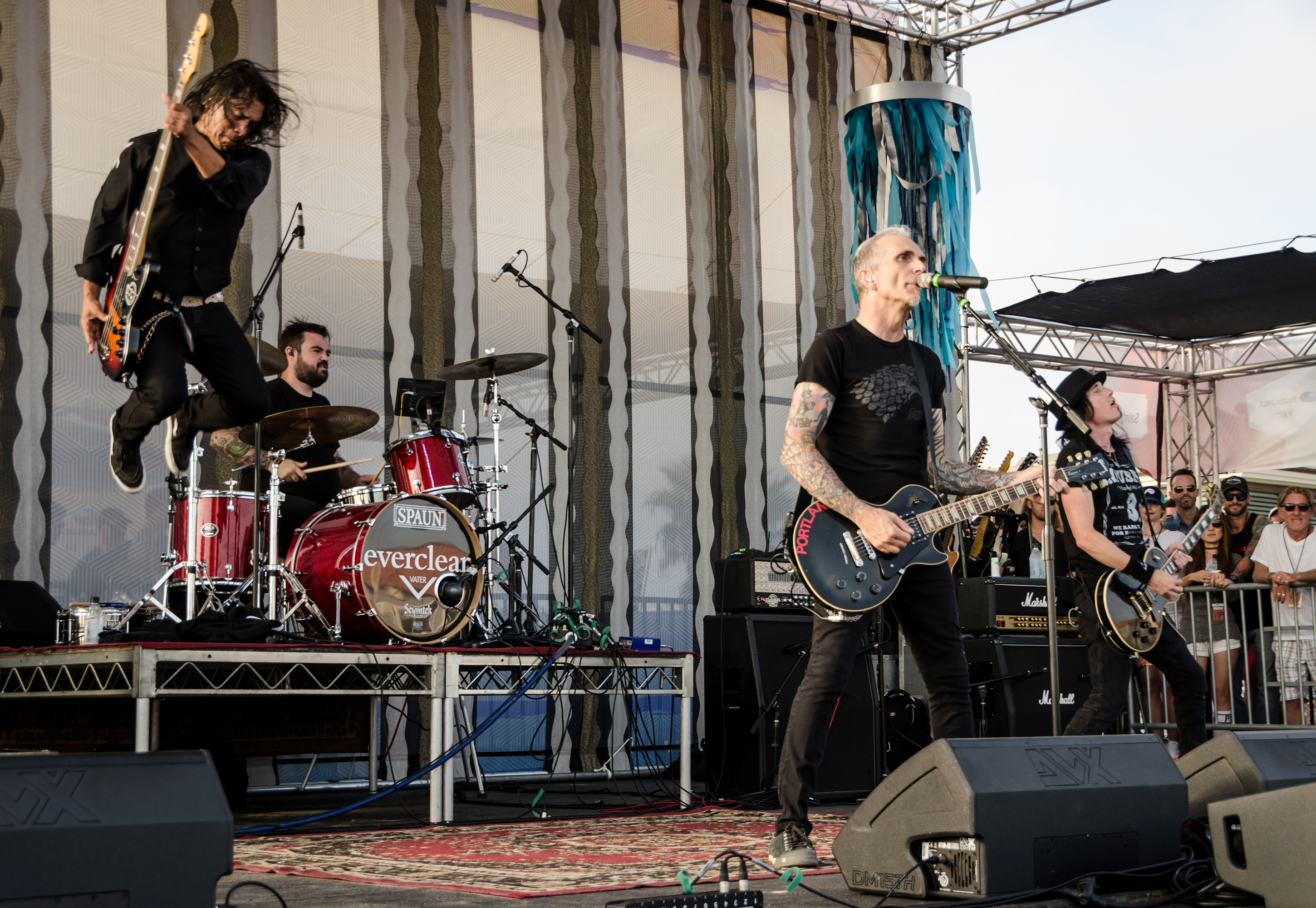 Everclear performing live on stage